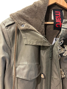 I LOVE MART PARKA CAPPUCCIOMILITARE