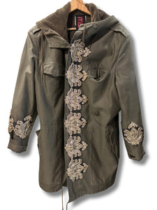 I LOVE MART PARKA CAPPUCCIOMILITARE
