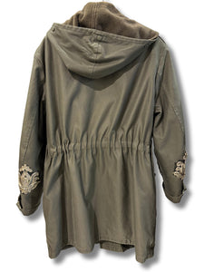 I LOVE MART PARKA CAPPUCCIOMILITARE