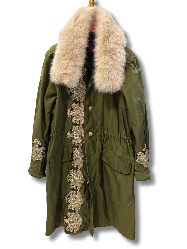 I LOVE MART PARKA LUNGOMILITARE