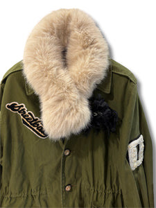 I LOVE MART PARKA LUNGOMILITARE