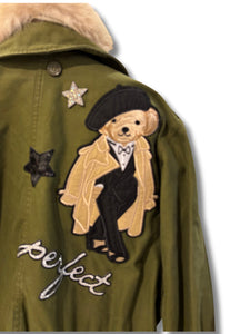 I LOVE MART PARKA LUNGOMILITARE