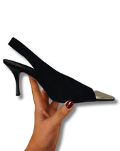 Carica l'immagine nel visualizzatore di Gallery, Sling back punta silver 
