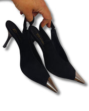 Carica l'immagine nel visualizzatore di Gallery, Sling back punta silver 
