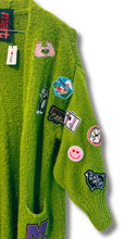 Carica l'immagine nel visualizzatore di Gallery, Cardigan lungo lime 
