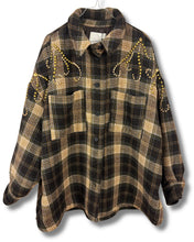 Carica l'immagine nel visualizzatore di Gallery, Overshirt borchie 
