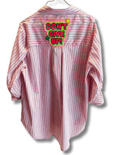 Carica l'immagine nel visualizzatore di Gallery, I LOVE MART CAMDONTGIVEUPBIANCO ROSA
